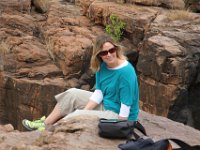 Marion, Romane South Africa 2014 (27 of 80) : Burkes luck potholes, Marion visit